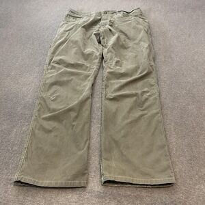Kuhl Revolvr Pants Mens 36x32 Khaki Outdoor Hiking Lightweight Nylon Cotton